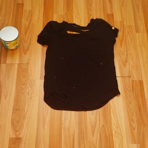 Zealand Outfitters knit black top